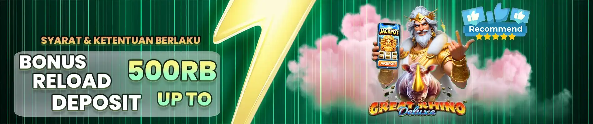 GRATIS!! RELOAD DEPOSIT ANDA